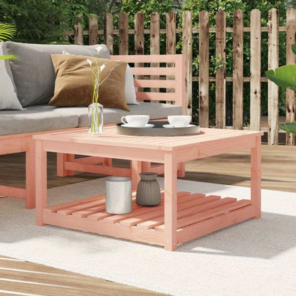 Outdoor Table Made of Solid Douglas Wood, Measuring 82, 5X82, 5X45 Cm, with a Removable Design for Convenience