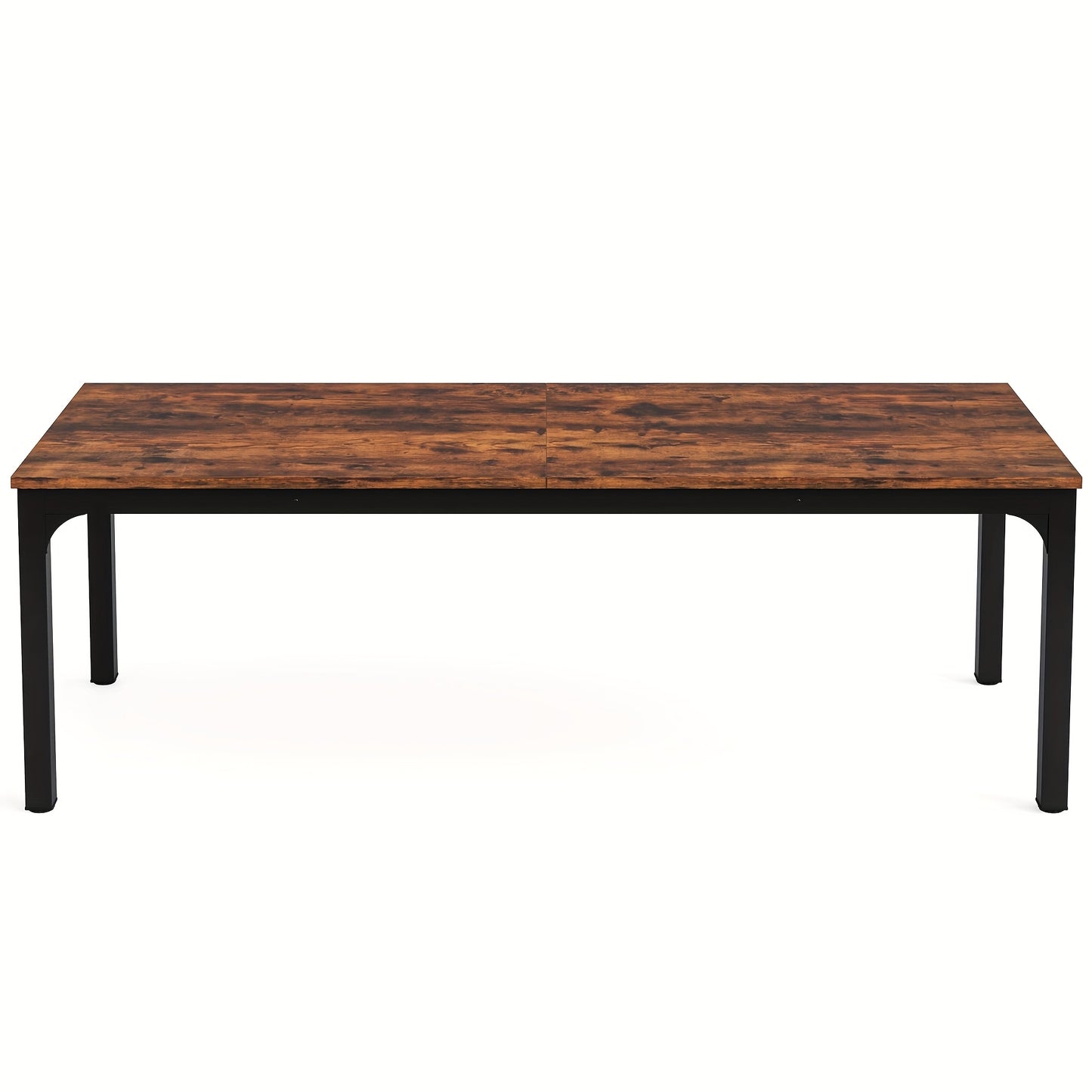 Extra Lange Eettafel – Tafel – Lunchtafel – Eetkamertafel – Dining Table – Bruin – 199,9 cm Lang – Massief Hout Met Uitbreidbaar Blad