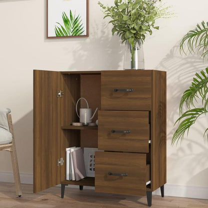 Sideboard 69.5X34X90 Cm Edited Hout Bruin Eikenkleur