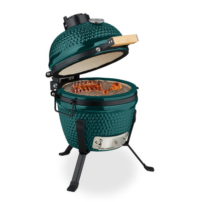 Houtskoolbarbecue – BBQ Grill – Barbecuewagen – Tuinbarbecue – Buitenbarbecue – Ruim Grilloppervlak Met 2 Roosters – Verstelbare Houtskooltray In 4 Hoogtes