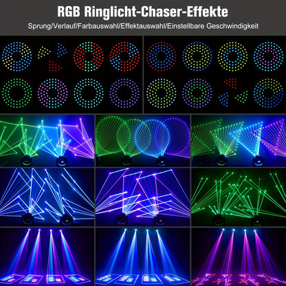 Movinghead Light – DJ Licht – Podiumverlichting – Discolamp – RGB LED – 2W Krachtige LED – 3D RGB Animatie