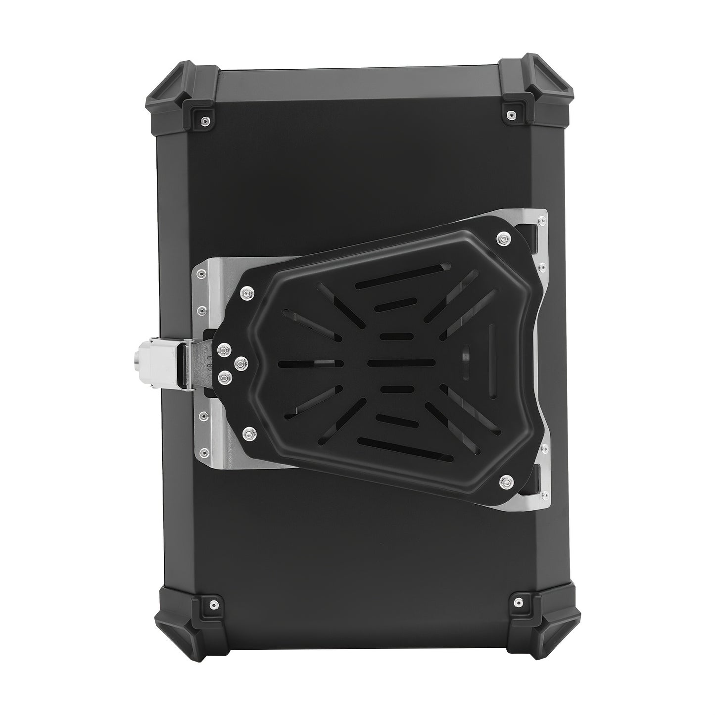 Motorbox – Motorkoffer – Topkoffer – Bagagekoffer – Motoruitrusting – 65 Liter Inhoud – Stevig Aluminium & Carbonstaal – Veilig Slot & Schokdempende Voering – Zwart