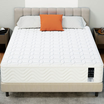 Single/Double Pocket Sprung Hybrid Mattress | Comfortable Memory Foam, Motion Isolation, Medium Firm, Sizes 90/140/160x200x23cm, Polyester Cover, Brand Oyajia