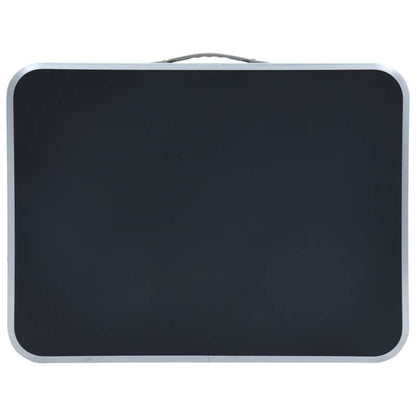 Compact Opvouwbaar Tafeltje – Kampeertafel - Reis Tafeltje – Kampeertafeltje – Campingtafel - Picknicktafeltje – Lichtgewicht – Aluminium Met MDF – Compact Formaat