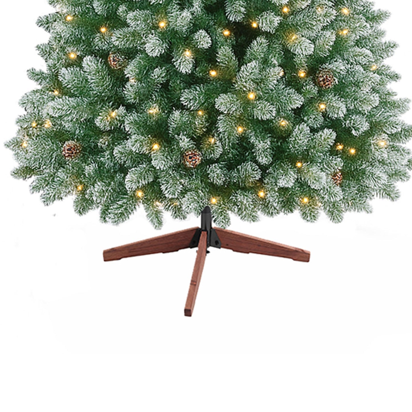 Kerstboom – Kunstkerstboom – Nepkerstboom – Kerstdecoratie – Binnenkerstboom – 180 cm Hoog – Brandvertragend PVC Met LED-Verlichting