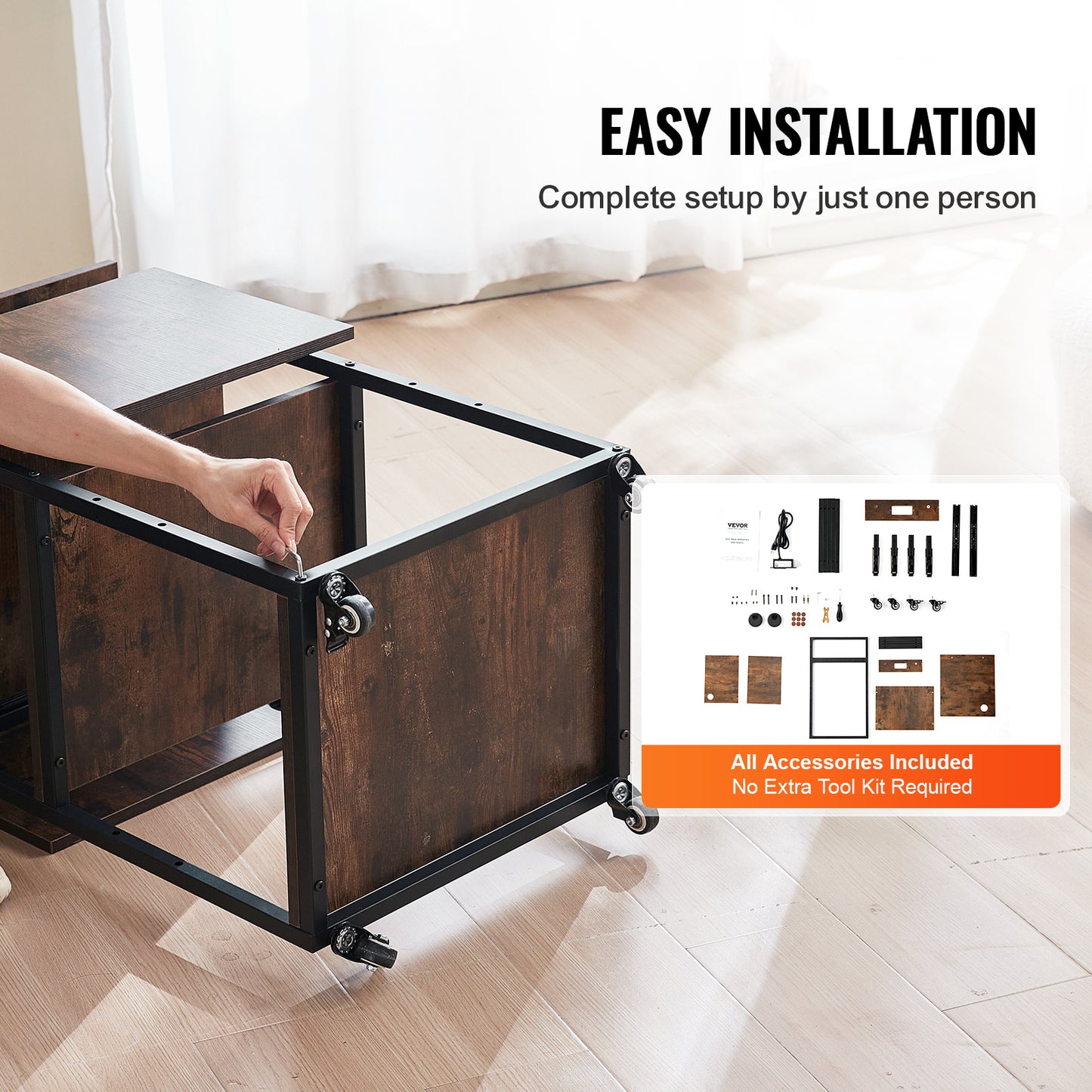 Transferpers Werktafel – Hittepers Meubel – Warmte Pers Tafel – Heat Press Stand – Met Oplaadstation – Vierlaagse Opbergruimte – Mobiel Met Wieltjes