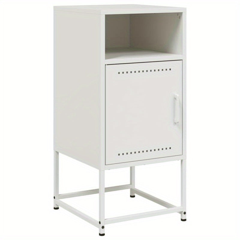 Nightstands 2pcs 36X39X78 Cm Steel White