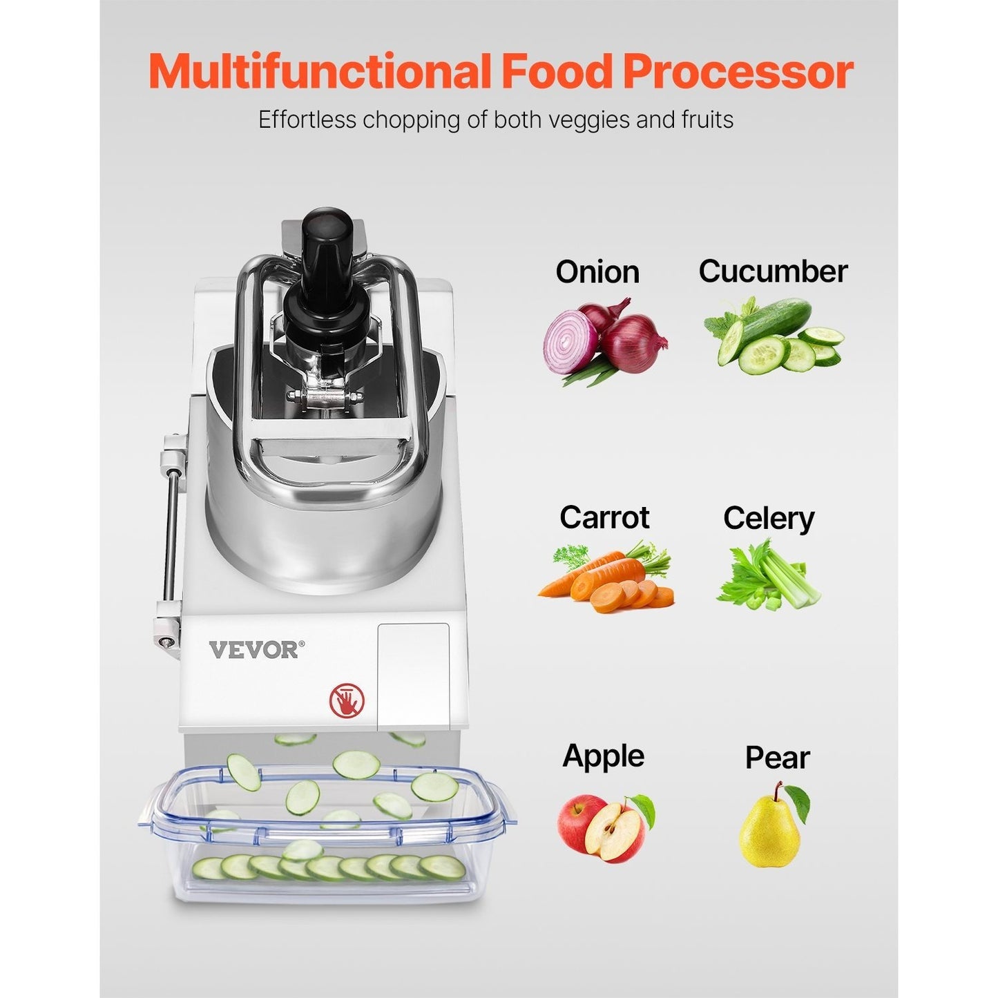 Keukenmachine – Foodprocessor – Keukenrobot – Keukenmixer – Hakmolen – 750W Motor – 6 Roestvrijstalen Messen