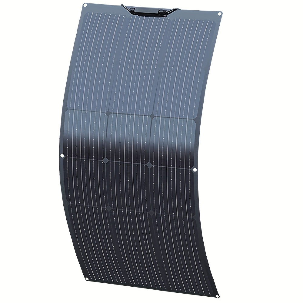Zonnepaneel – Zonnepanelen Set – Flexibel Paneel – Draagbaar Solar – Camping Zonne-energie – 2x100W Monokristallijn – Buigbaar & Hoog Rendement