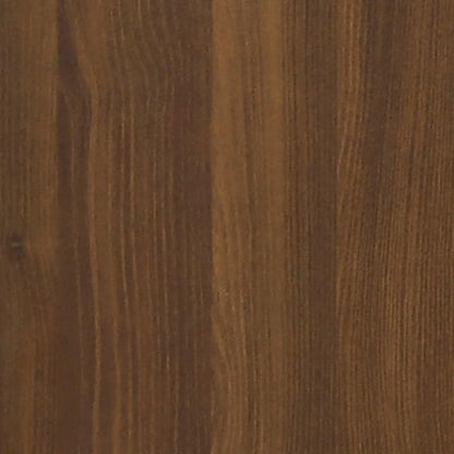 Shoe Cabinet 55X35X108 Cm Made of Treated Wood in Brown Oak Color. This Elegant Shoe Cabinet Prevents Messy Shoes And Creates a Tidy Environment; The Metal Frame of The Cabinet Ensures Strength And Stability. The Shoe Cabinet