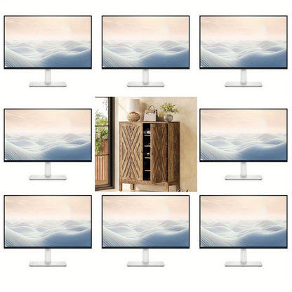 Schoenenkast – Schoenenrek – Schoenenopberger – Opbergkast – Schoenenbank – 5 Lagen – Verstelbare Planken – Industrieel Bruin Hout – Stevig Vloerstaand Design