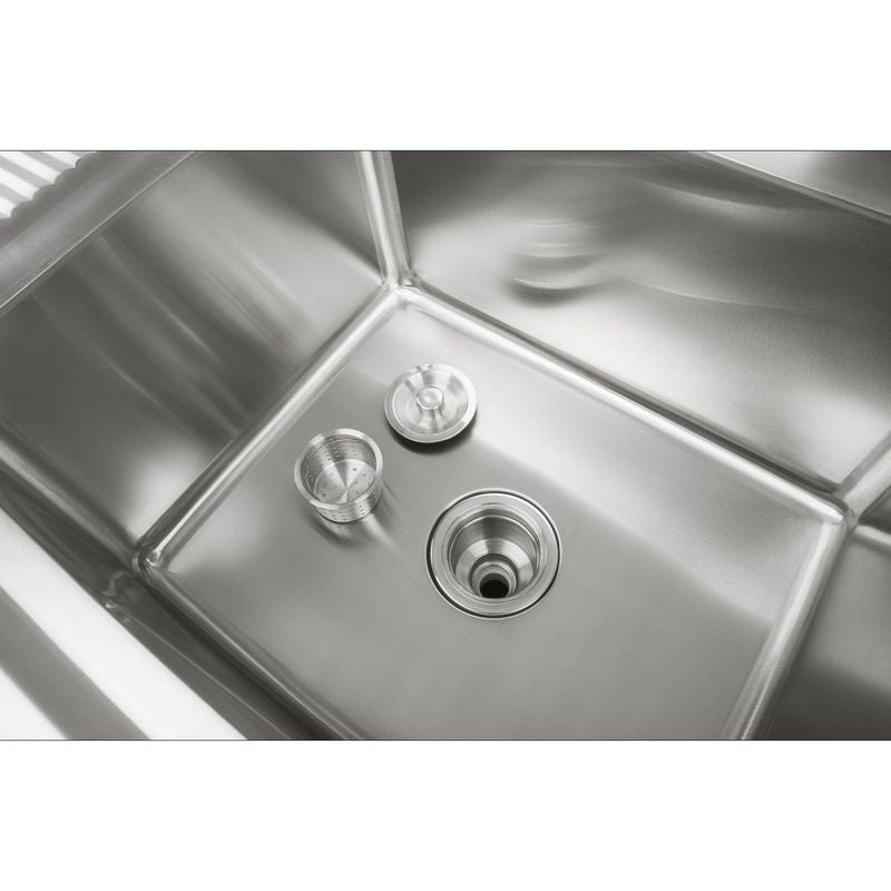 Keukenspoelbak – Gootsteen – Wasbak – Keukenbak – Spoelbakken – RVS Roestvrij Staal – 120 cm Breed – Corrosiebestendig