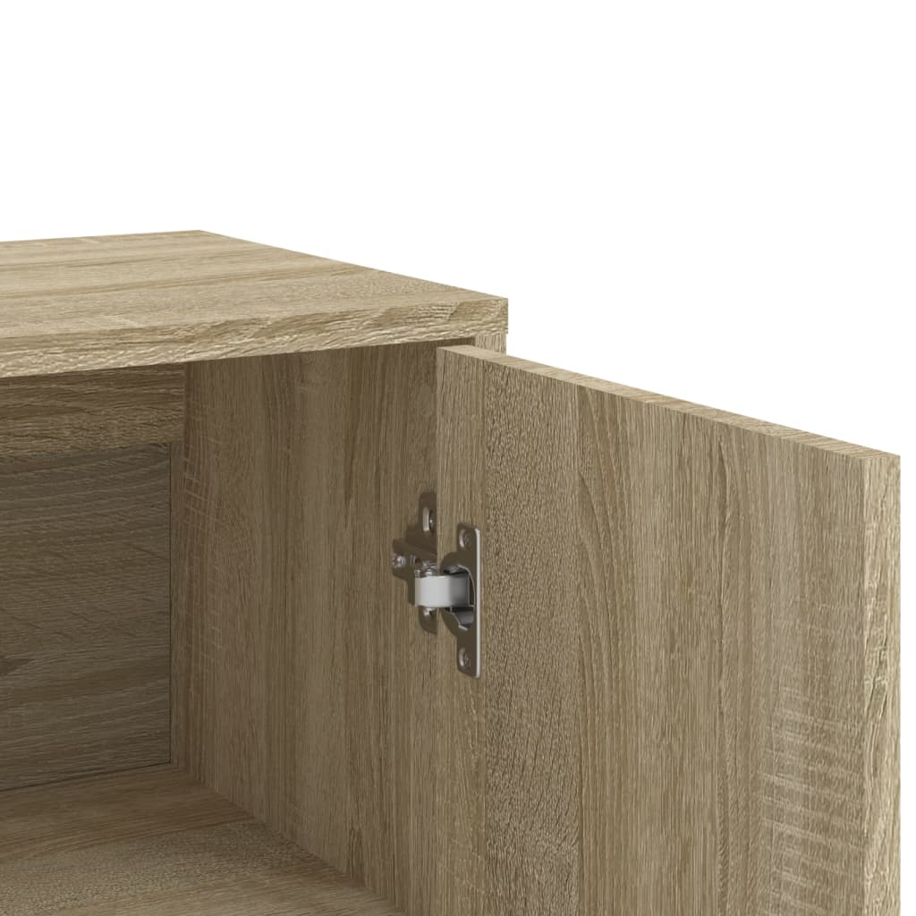 Dressoir – Ladekast – Opbergkast – Woonkamerkast – Kast – Beton Grijs – Robuust Materiaal – Veel Opbergruimte