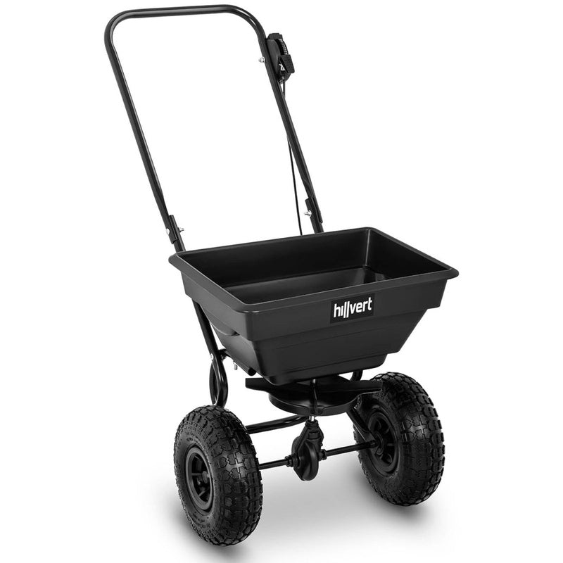 Spreader for Sowing Fertilizer for Lawn Salt Sand 14 L