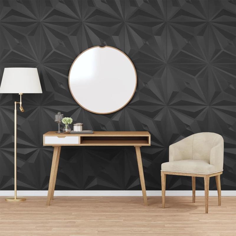 48 st Wandpanelen ster 12 square meter 50x50cm XPS wit