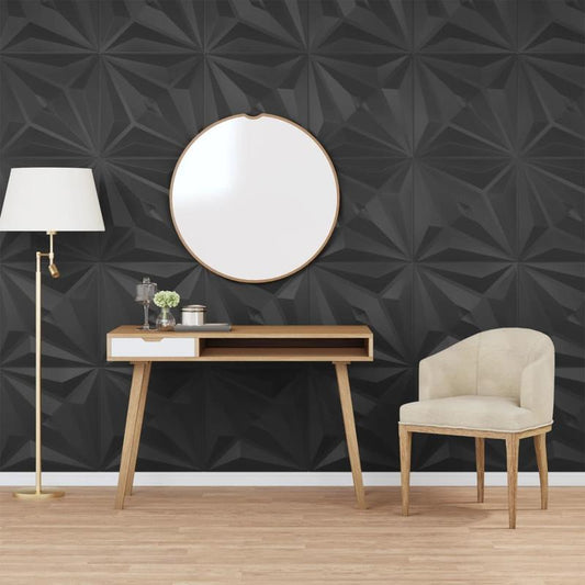 48 st Wandpanelen ster 12 square meter 50x50cm XPS wit