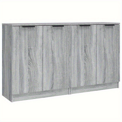 Dressoir – Sideboard – Opbergkast – Ladekast – Kast – Grijs – MDF & Hout – Compact 60x30x70 cm