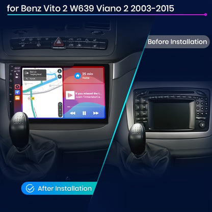 Android 2Din Multimedia Speler – Auto Navigatie Systeem – Draadloze CarPlay – Android Auto – GPS Navigatie – 10 Inch IPS Scherm – 2GB RAM 64GB Opslag