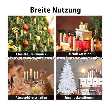 LED Kaarsen – Vlamloze Kaarsen – Waxinelichtjes – Dinerkaarsen – Stompkaarsen – Set van 50 Stuks – Met Afstandsbediening en Timer – Warm Wit Licht