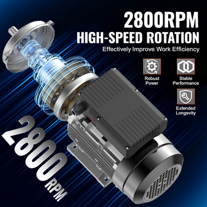 Elektromotor – Elektrische Motor – Motor – AC Motor – 1.1 kW Vermogen – 2800 RPM Toerental