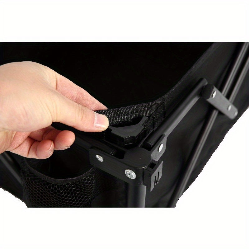Bolderkar – Bolderwagen – Transportkar – Trekkar – Strandkar – Opvouwbaar – Grote Laadcapaciteit – All-Terrain Wielen – Verstelbare Handgreep – Stevig Frame
