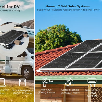 300W Zonnepanelen Set – Zonnepaneel Kit – Solar Panel – Off-Grid Solar Power – 12V Solar Systeem – 20A Laadregelaar Inbegrepen – Hoog Rendement Monokristallijn – Duurzame Weerbestendige Constructie