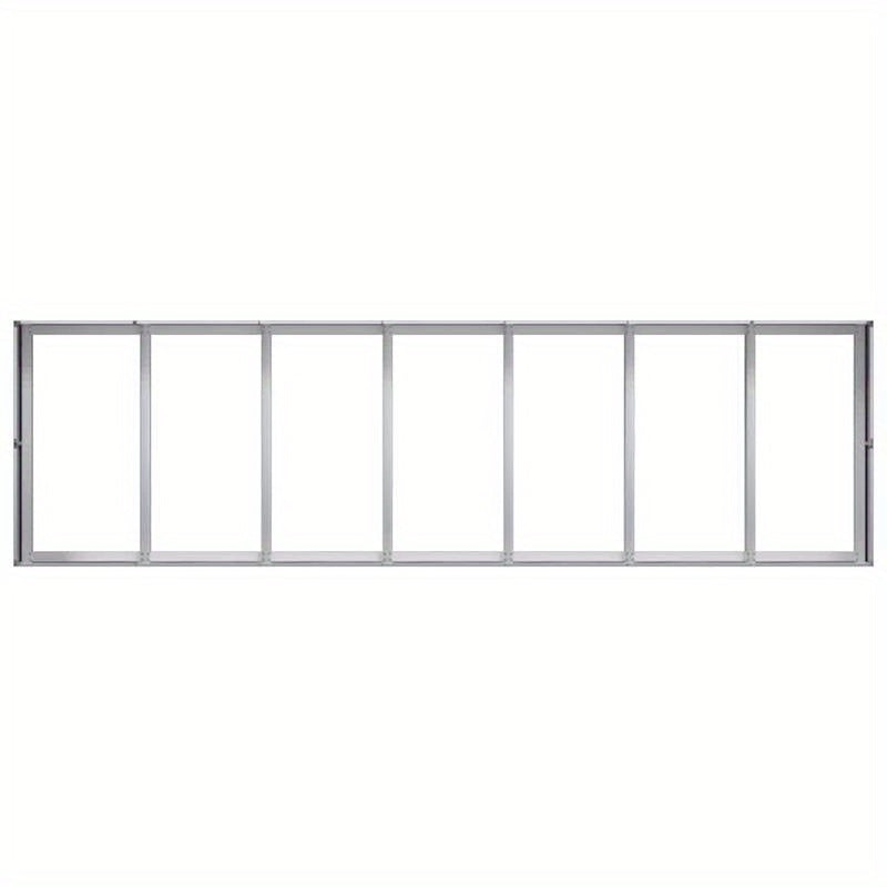 Bloembak – Plantenbak – Verhoogde Plantenbak – Plantenbak Voor Balkon – Tuinbak – Gegalvaniseerd Staal – Weerbestendig – 280x80x40 cm