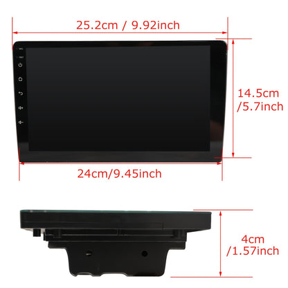 2 DIN Autoradio – Double Din Radio – Multimedia Speler – Auto Stereo – Navigatiesysteem – 10,1 Inch IPS HD Touchscreen – Android 14 Met GPS & AHD Camera