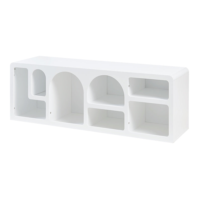 Tv-meubel – TV Kast – TV Dressoir – TV Meubel – Media Meubel – Wit – MDF – 140x40x48 cm – Ruime Opbergruimte