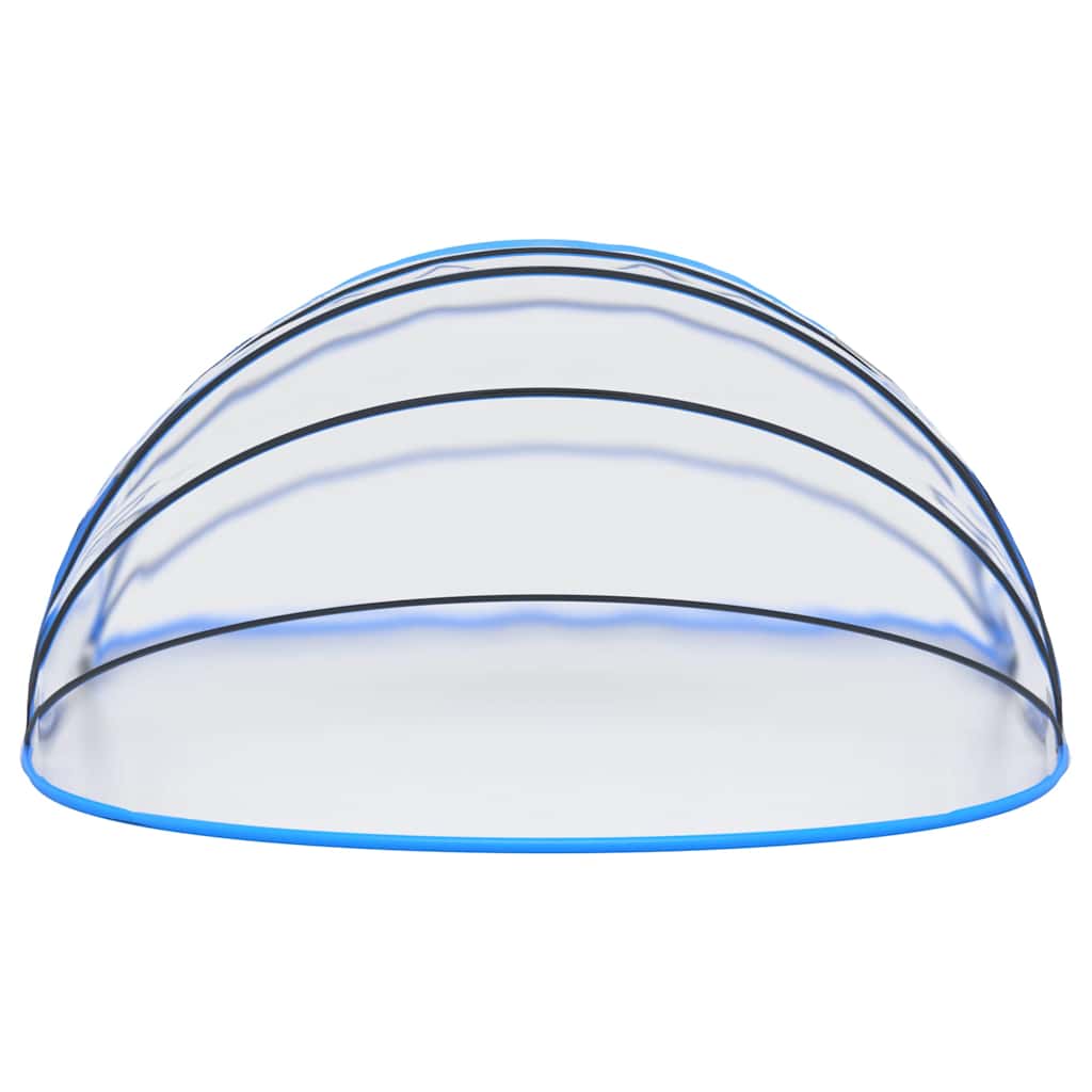Zwembadoverkapping – Zwembadafdekking – Poolkoepel – Overkapping Zwembad – Zwembad Tent – 530 x 410 x 210 cm – Transparant UPF30 PVC – Oprolbare Zijdeuren