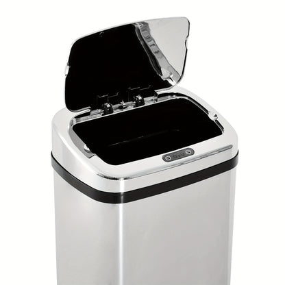 Prullenbak – Afvalbak – Vuilnisbak – Afvalemmer – Pedaalemmer – Roestvrij Staal – 50 Liter – Cilindrisch – Geen Elektriciteit
