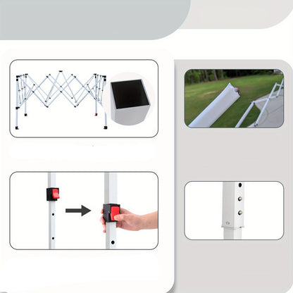 Pop-Up Tent – Vouwtent – Paviljoen – Partytent – Campingtent – Stevig Metalen Frame – 3x3 Meter Ruimte