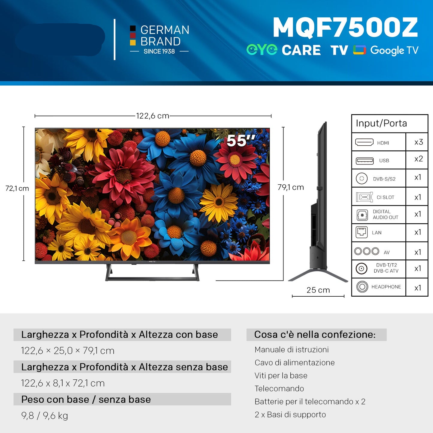 Smart TV – Slimme Televisie – Televisie – LED TV – QLED TV – 55 Inch – 120Hz Verversing – Dolby Vision & Atmos
