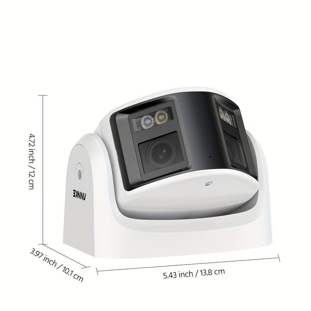 Bewakingscamera – Beveiligingscamera – Camerabewaking – Buitencamera – Dual Lens – 6MP Resolutie – Kleurennachtzicht met 2-weg Audio