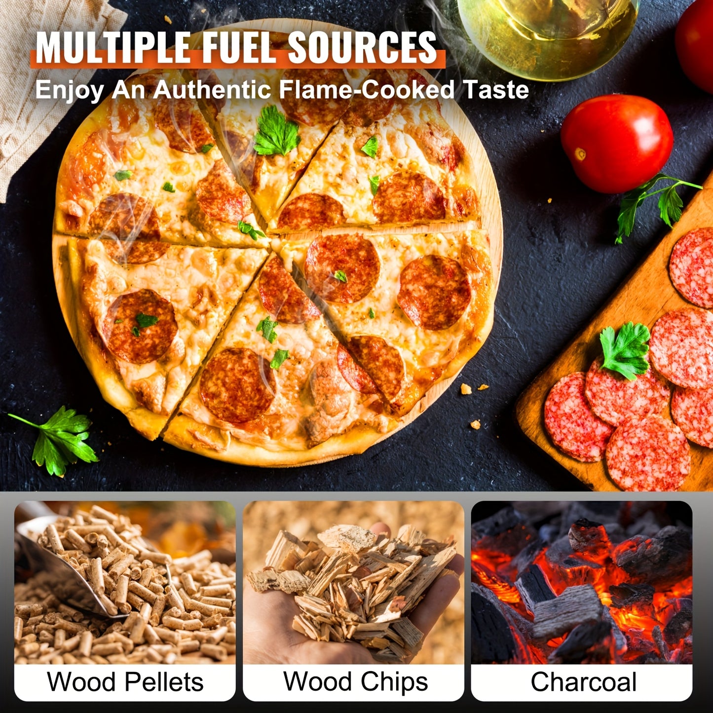 Pizzaoven – Draagbare Oven – Outdoor Oven – Roestvrijstalen Oven – Mini Oven – Zonder Elektriciteit – Compact & Lichtgewicht – Capaciteit 1-10L