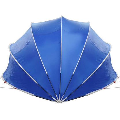 Zwembadkoepel Blauw – Zwembadoverkapping – Zwembadtent – Overkapping Zwembad – Pool Cover – 500x500x236 cm – Lichtgewicht Kunststof
