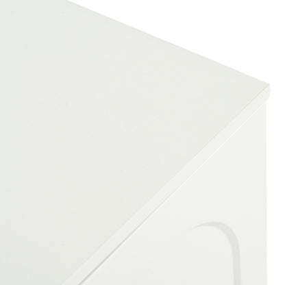 Wit Dressoir – Witte Kast – Opbergkast – Buffetkast – Sideboard – Modern Minimalistisch Design – MDF Duurzaam – 4 Deuren Boogpatroon