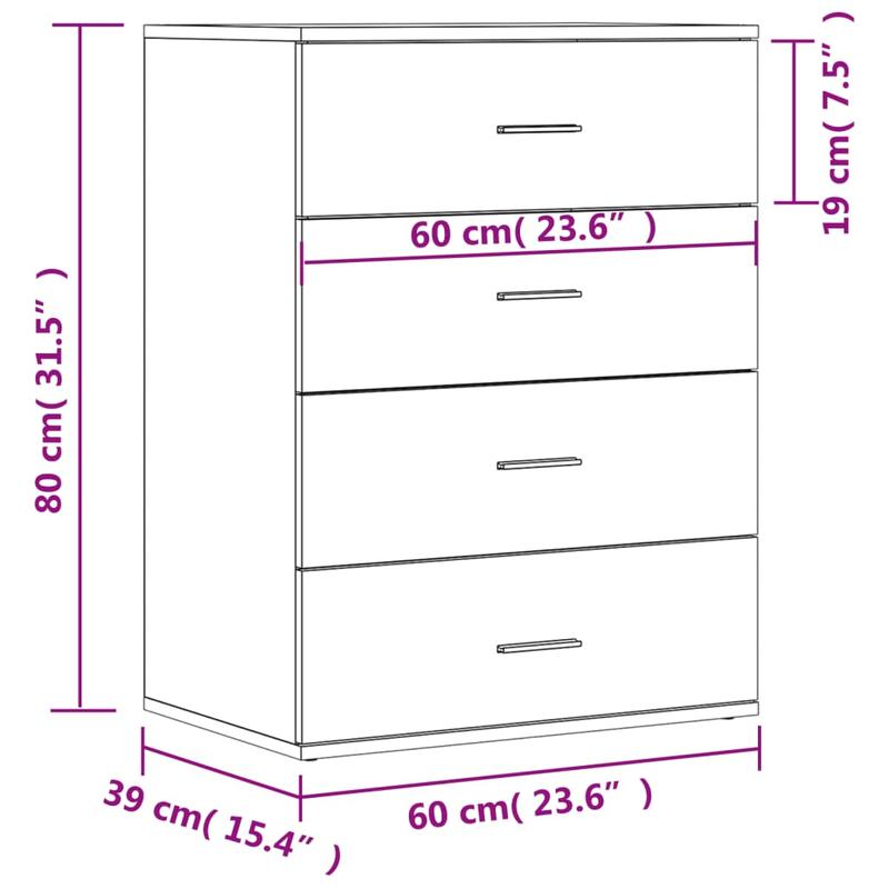 Opbergkast – Opbergmeubel – Kast – Dressoir – Bruin – Set Van 2 – Duurzaam Hardhout – Ruim En Minimalistisch