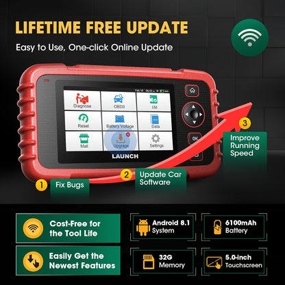 OBD2 Diagnoseapparaat – Auto Scanner – Foutcode Lezer – Diagnosetool – Auto Uitlezer – 4 Systeemdiagnoses Motor SRS AT/MT ABS – Reset Olie SAS EPB TPM – USB Met Wi-Fi Zonder Batterij