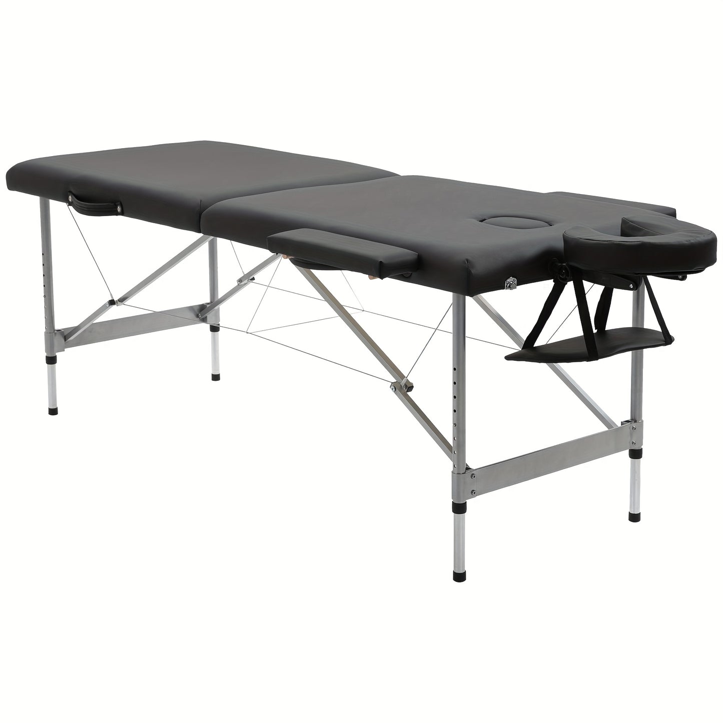 Massagetafel – Massagebed – Behandeltafel – Behandelbank – Massagebank – Extra Breed – 7-zone Verstelbaar – In Hoogte Verstelbaar – Draagvermogen 130 kg – Opvouwbaar Met Stevig Metalen Frame