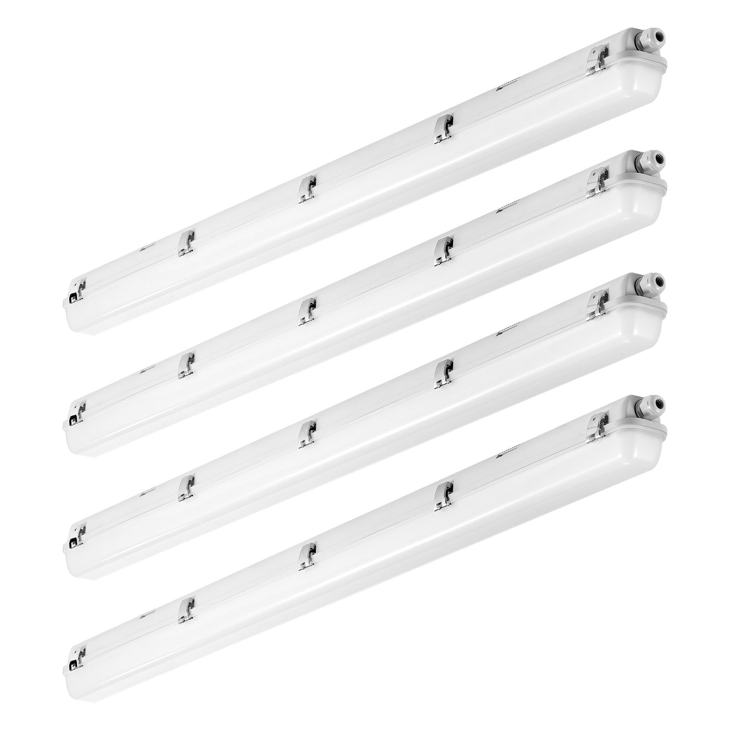 Led Armatuur – LED Plafondlamp – Werkplaatsverlichting – Vapor tight lamp – Industrieel armatuur – 60W – 7400LM – IP65 Water- en Stofdicht – 5000K Daglichtkleur