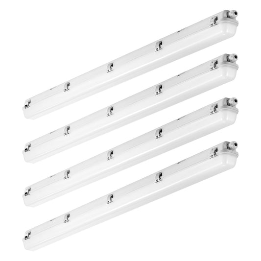 Led Armatuur – LED Plafondlamp – Werkplaatsverlichting – Vapor tight lamp – Industrieel armatuur – 60W – 7400LM – IP65 Water- en Stofdicht – 5000K Daglichtkleur
