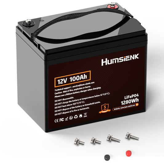 LiFePO4 Accu – Lithium Accu – LFP Batterij – Camper Accu – Zonne-energie Accu – 12V 200Ah – 800A Piekstroom – 15.000+ Cycli Levensduur