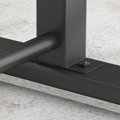 Dipbar – Opdruksteunen – Parallettes – Dip Station – Fitness Bar – Verstelbaar 93-117 cm – Max Belastbaarheid 540 kg
