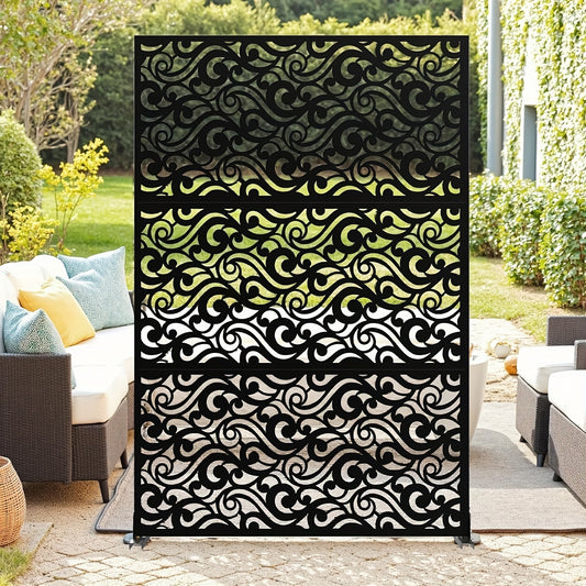 Tuinscherm – Privacyscherm – Windscherm – Balkonscherm – Afzetting – Metalen Vrijstaand – 182,88 cm Hoog – 119,38 cm Breed