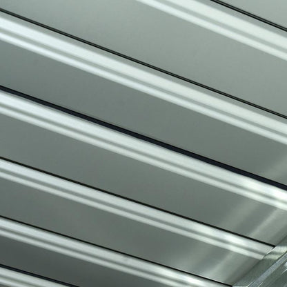 Tuinhuisje – Tuinschuur – Tuinberging – Berging – Schuur – Donkergrijs Staal – Schuifdeur & Ventilatieraam – Ruim Interieur & Eenvoudige Montage