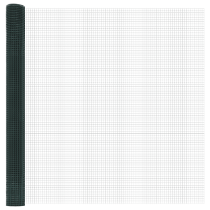 Recinzione in Rete Saldati con 13 Picchetti Verde 1.6 x 2.5m Acciaio