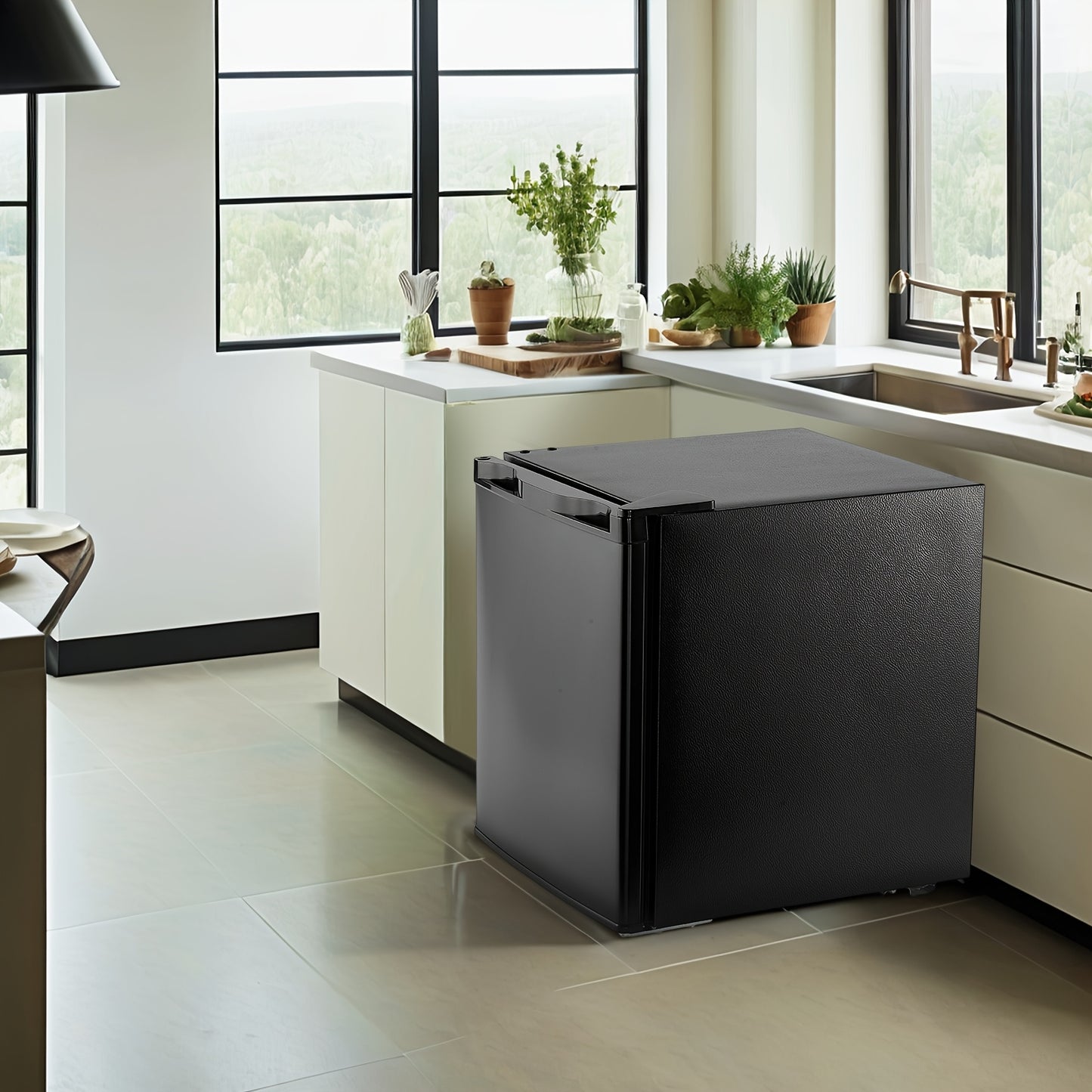 Mini Vriezer – Kleine Diepvriezer – Koelkast – Opbergvriezer – Compact Vrieskast – 32L Inhoud – Energiezuinig Zwart
