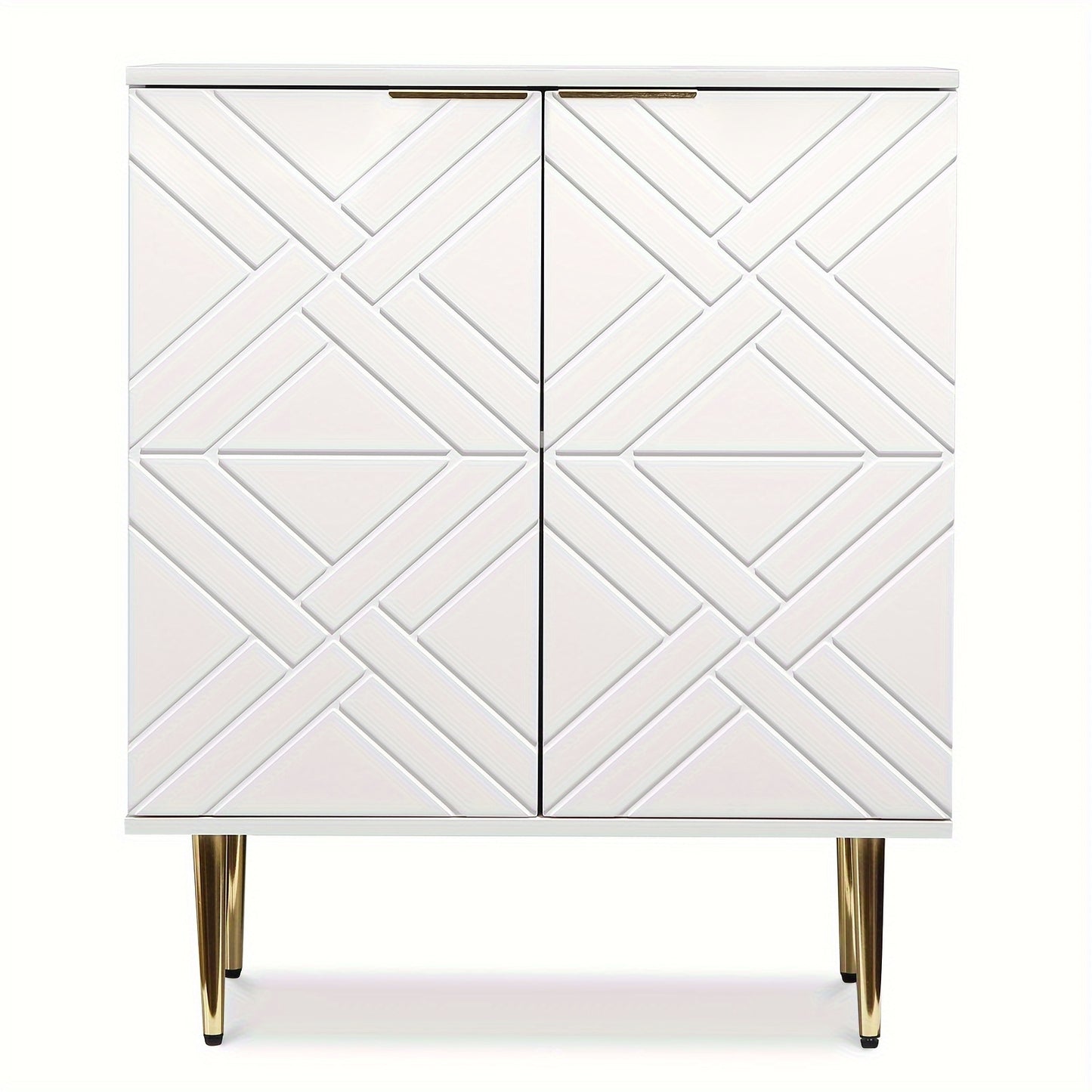 Halmeubel – Halkast – Opbergkast – Dressoir – Kast – Klassiek Design – Compact 74 cm – Vloerplaatsing – Voorgemonteerd – Zwart