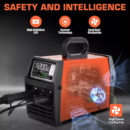 3-in-1 Lasmachine – MIG Lasapparaat – TIG Lasser – Elektrode Lasser – 200 Ampère – 220V – Robuuste Behuizing